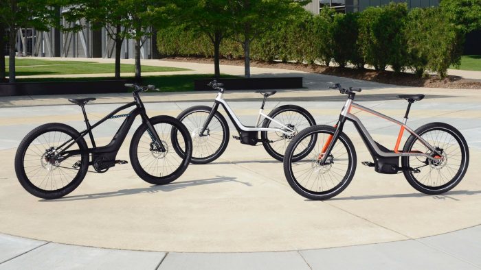 Большой выбор моделей электрических велосипедов