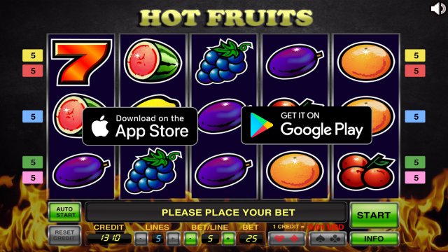 Hot Fruits: классический слот с яркими фруктовыми символами и крупными выигрышами