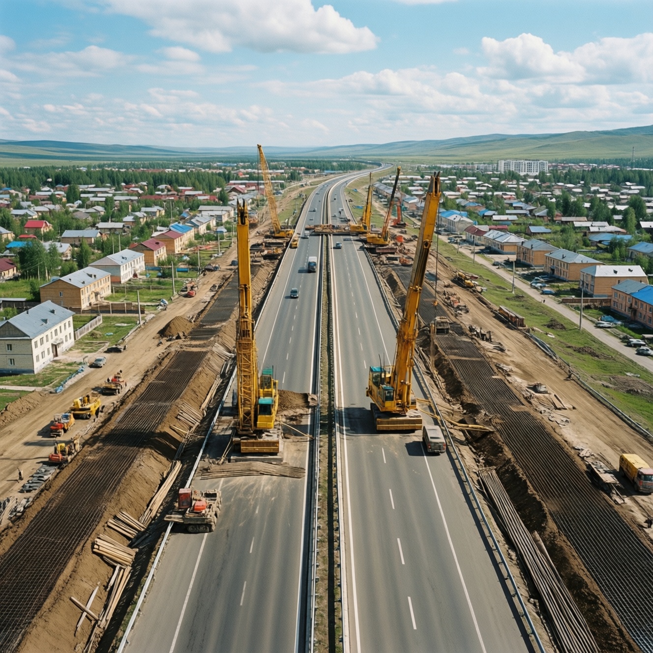 Строительство и ремонт дорог в Забайкальском крае продолжаются высокими темпами Строительство и ремонт дорог в Забайкальском крае продолжаются высокими темпами